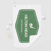 Serviette De Golf Destination de golf de Hilton Head South Carolina (En situation)