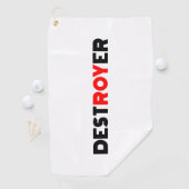 Serviette De Golf Destroyer Roy (En situation)