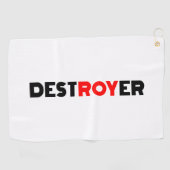 Serviette De Golf Destroyer Roy (Horizontal)