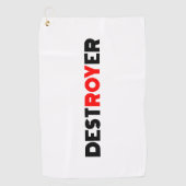 Serviette De Golf Destroyer Roy (Devant)