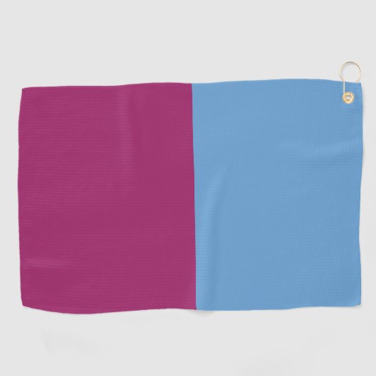 Serviette de golf deux couleurs (Horizontal)