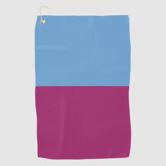 Serviette de golf deux couleurs (Devant)