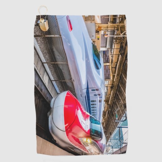 Serviette De Golf Deux Shinkansen à la gare de Tokyo (Devant)