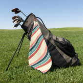 Serviette De Golf Diagonale multicolore (Vert)