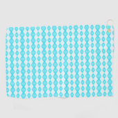 Serviette De Golf Diamants de Lagune (Horizontal)