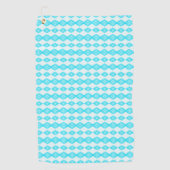 Serviette De Golf Diamants de Lagune (Devant)