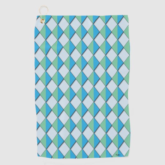 Serviette De Golf Diamants éblouissants (Devant)