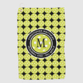Serviette De Golf Dill With It Pickleball Star Monogramme (Devant)
