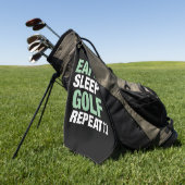 Serviette De Golf Dîner Golf Répéter (Vert)