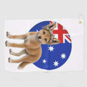 Serviette de golf Dingo A Little Piece of Australi (Horizontal)