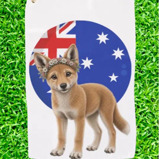 Serviette de golf Dingo A Little Piece of Australi