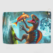 Serviette De Golf Dinosaure (Horizontal)