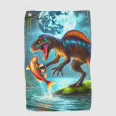 Serviette De Golf Dinosaure (Devant)