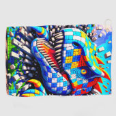 Serviette De Golf Dinosaure (Horizontal)