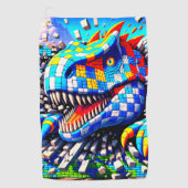 Serviette De Golf Dinosaure (Devant)