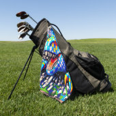 Serviette De Golf Dinosaure (Vert)