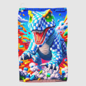 Serviette De Golf Dinosaure (Devant)