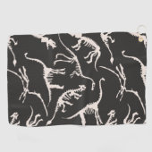 Serviette De Golf Dinosaure comique de dino motif amusant (Horizontal)
