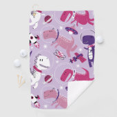 Serviette De Golf Dinosaures de l'espace, Dinosaures mignons, Étoile (En situation)