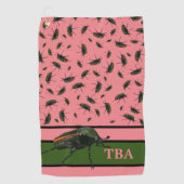 Serviette de golf d'Insect (Devant)