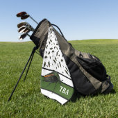 Serviette de golf d'Insect (Vert)
