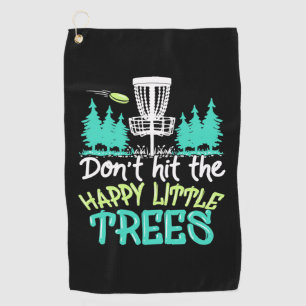 Serviette De Golf Disc Golf Frappe Les Joyeux Petits Arbres