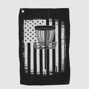 Serviette De Golf Disc Golf USA Drapeau Golfeur Golf Sport Amateur