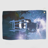 Serviette De Golf Disco Heartbeat (Horizontal)