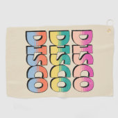Serviette De Golf Disco Music (Horizontal)