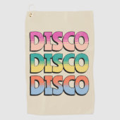 Serviette De Golf Disco Music (Devant)