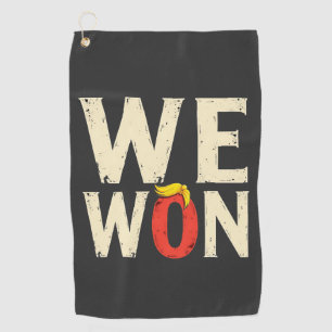 Serviette De Golf Discours de jour d'investiture gagnant de Maga Tru
