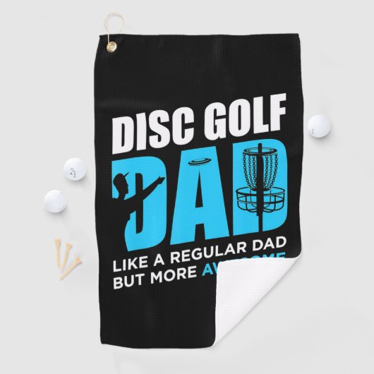Serviette De Golf Disk Golf papa (En situation)