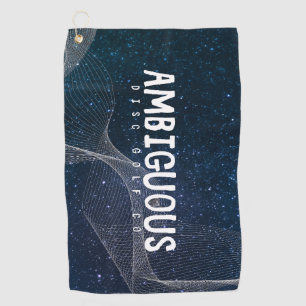Serviette De Golf Disque ambigu Golf Co Space Disquette