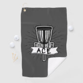 Serviette De Golf Disque Golf Ace Disque Serviette (En situation)