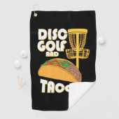 Serviette De Golf Disque Golf Et Tacos (En situation)