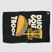 Serviette De Golf Disque Golf Et Tacos (Horizontal)