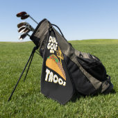 Serviette De Golf Disque Golf Et Tacos (Vert)