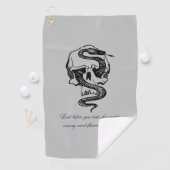 Serviette De Golf Disque Golf Warning Disk Towel (En situation)