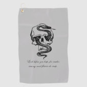 Serviette De Golf Disque Golf Warning Disk Towel (Devant)