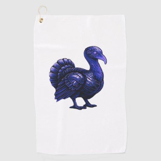 Serviette De Golf Distopian Turquie Thanksgiving Design Classique T- (Devant)