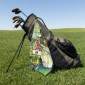 Serviette De Golf Dit pour impliquer toute l'idée (Vert)