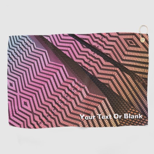 Serviette De Golf Divisions tribales (Horizontal)