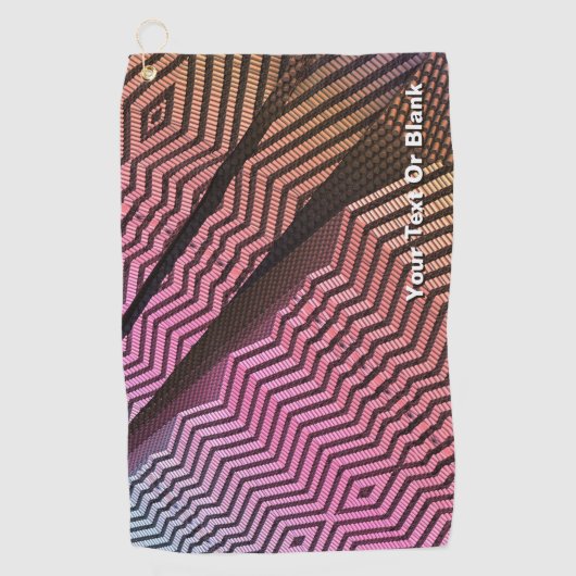 Serviette De Golf Divisions tribales (Devant)