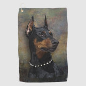 Serviette De Golf Doberman (Devant)