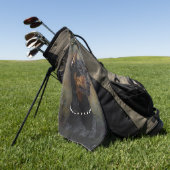 Serviette De Golf Doberman (Vert)