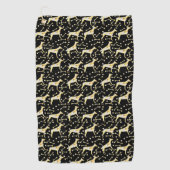 SERVIETTE DE GOLF DOBERMAN PINSCHER (Devant)