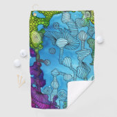 Serviette de golf d'odyssée de mer (En situation)