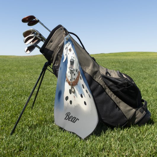 Serviette De Golf Dog (Vert)