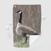 Serviette de golf d'oie (En situation)