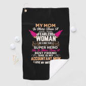 Serviette De Golf Don comptable | Elle Est Ma Mère Comptable (En situation)